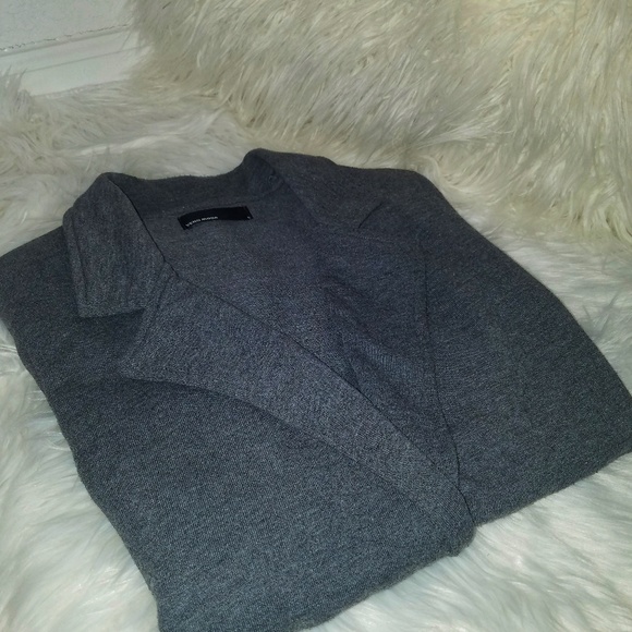 Grey Half Sleeve Blazer - Picture 2 of 3